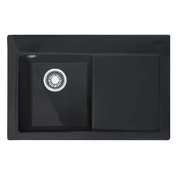 Zlewozmywak ceramiczny Franke MYTHOS MTK 611-78 LEWA KOMORA ONYX 124.0540.981